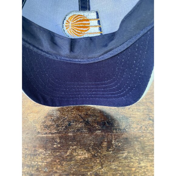 Vintage Indiana Pacers Gray & Navy Baseball Cap Featuring Lucas Oil Logo W3 - Picture 5 of 6